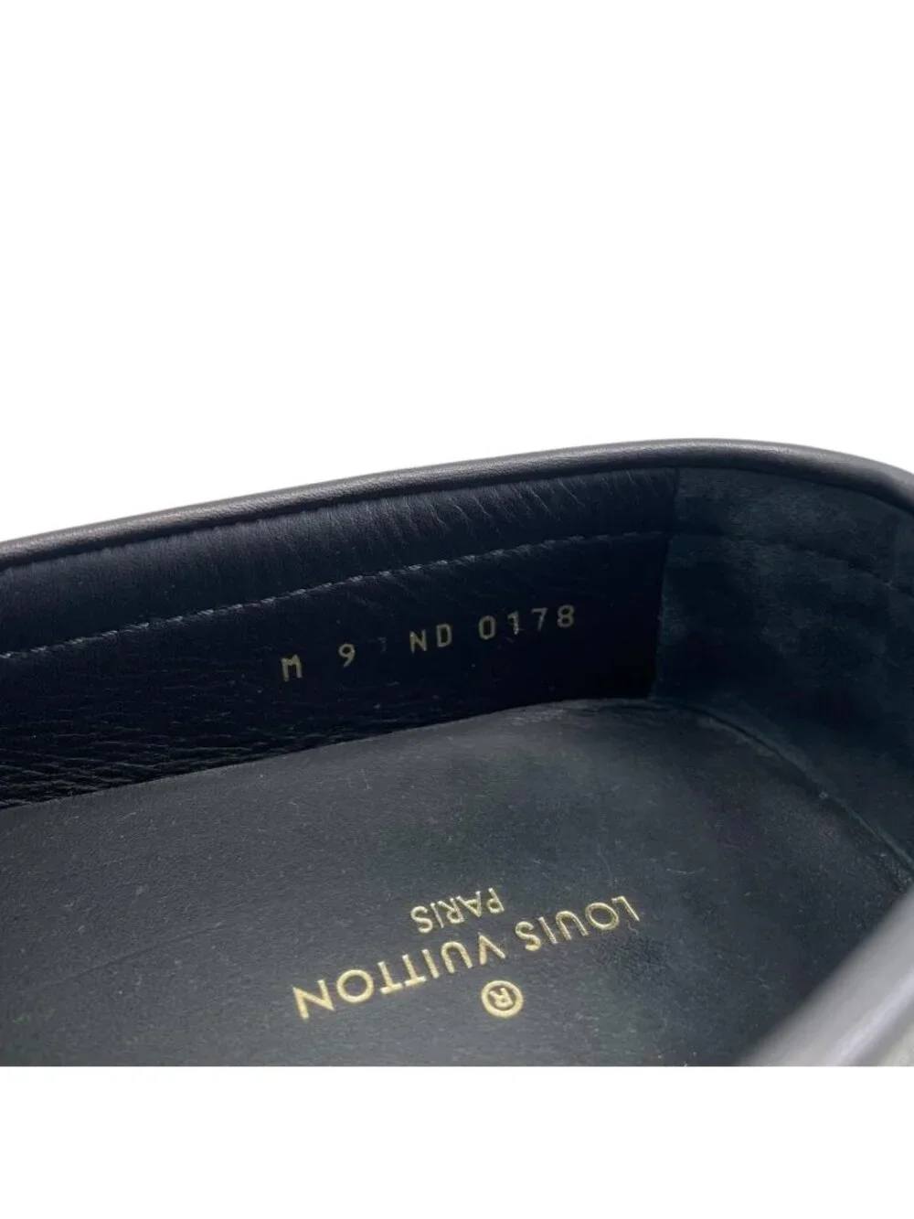 Louis Vuitton Loafers Hockenheim Line 9 Damier Leather Black